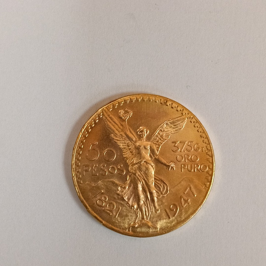 K1 41,60 GRMS 21 K IDENTIFICACIÓN MONEDA NOMINATIVA MONEDAS PESOS 50 PESOS (SEMINUEVO)