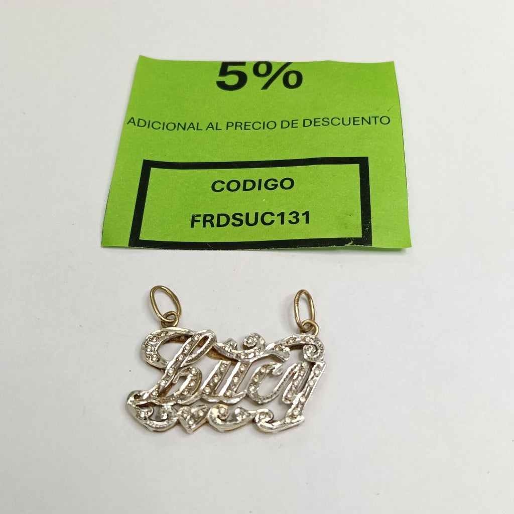 DIJE ORO,RODIADO 14 K 8,80 GRMS (SEMINUEVO)