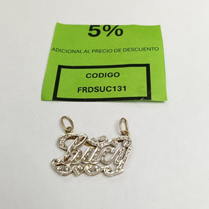 DIJE ORO,RODIADO 14 K 8,80 GRMS (SEMINUEVO)