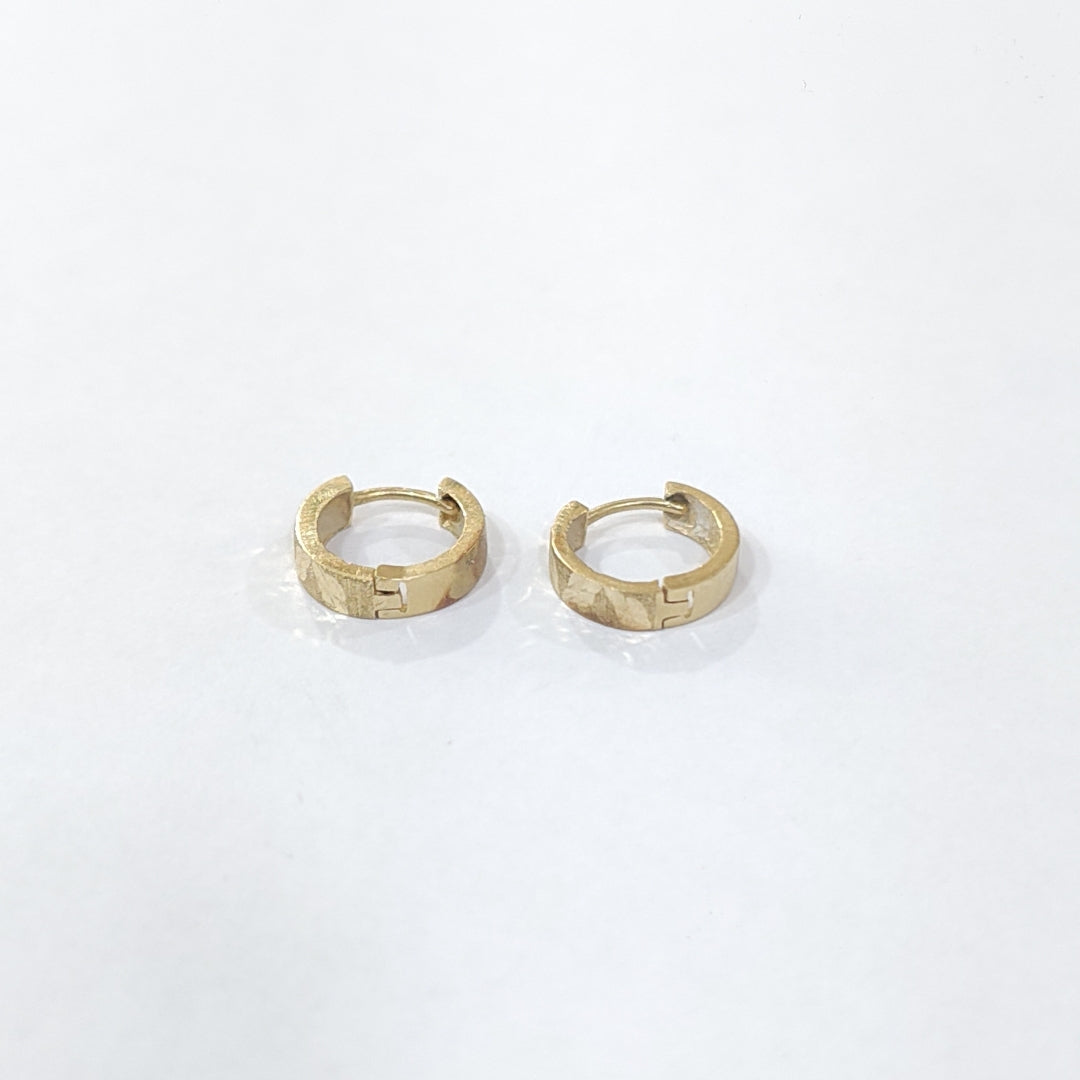 ARRACADAS PAR ORO 14 K 1.9 GRMS (SEMINUEVO)