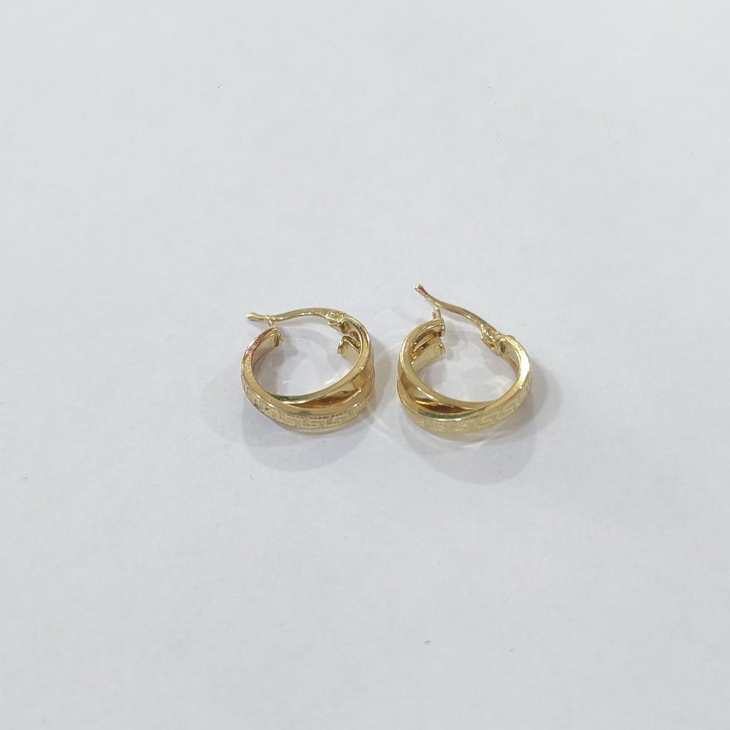 ARRACADAS PAR ORO 14 K 2.5 GRMS (SEMINUEVO)