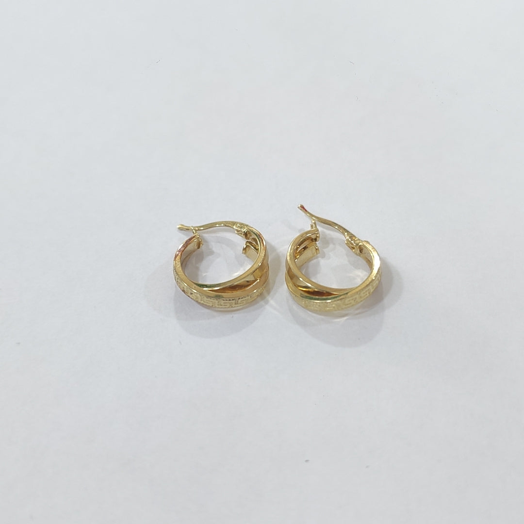 ARRACADAS PAR ORO 14 K 2.5 GRMS (SEMINUEVO)
