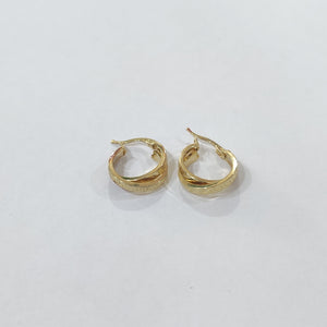 ARRACADAS PAR ORO 14 K 2.5 GRMS (SEMINUEVO)