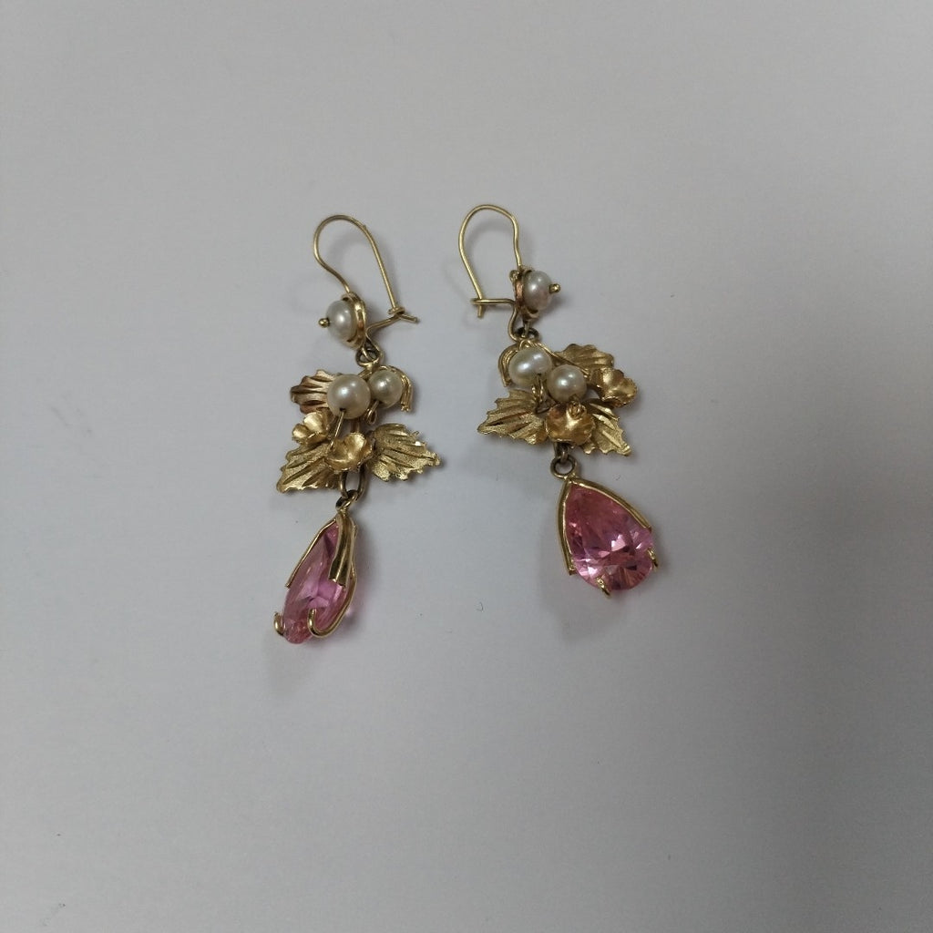 ARETES PAR ORO 14 K 7.8 GRMS (SEMINUEVO)