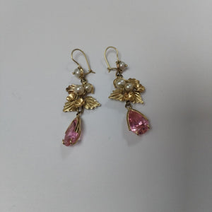 ARETES PAR ORO 14 K 7.8 GRMS (SEMINUEVO)