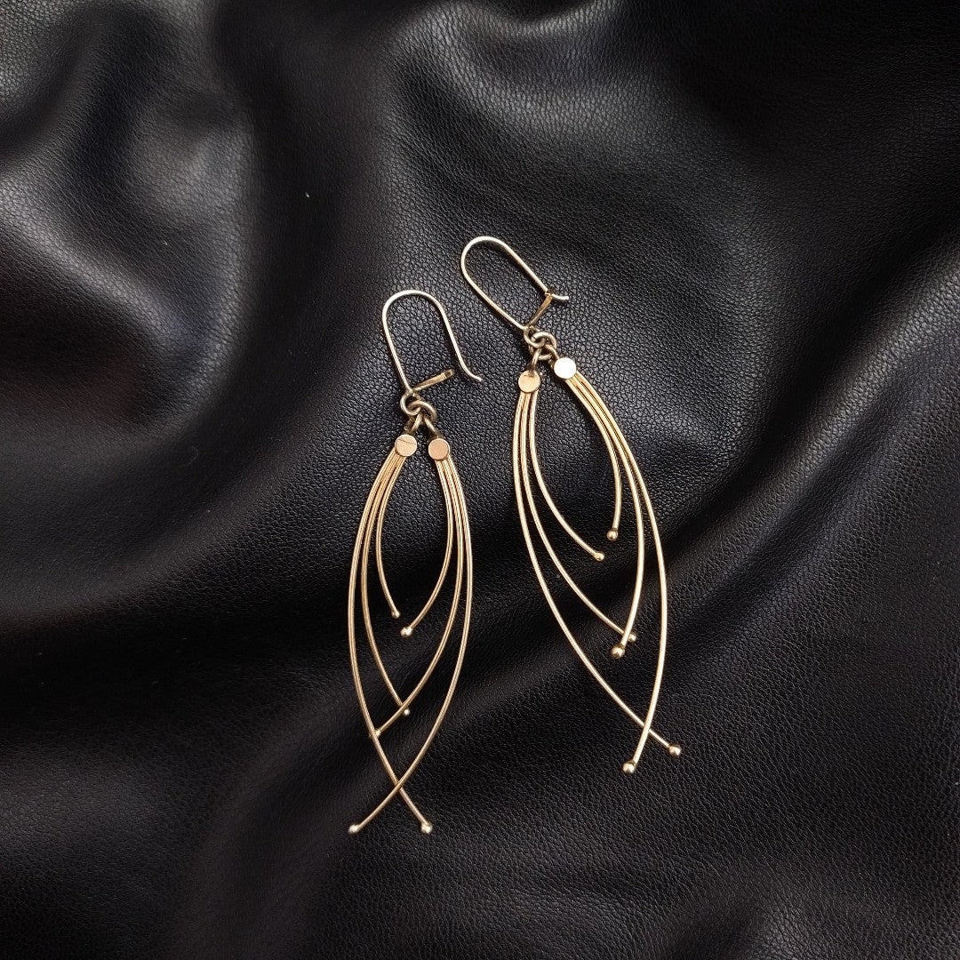 ARETES PAR ORO 14 K 5,40 GRMS (SEMINUEVO)