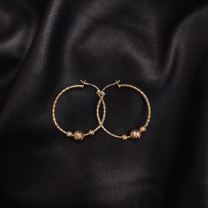ARRACADAS PAR ORO 14 K 3,30 GRMS (SEMINUEVO)