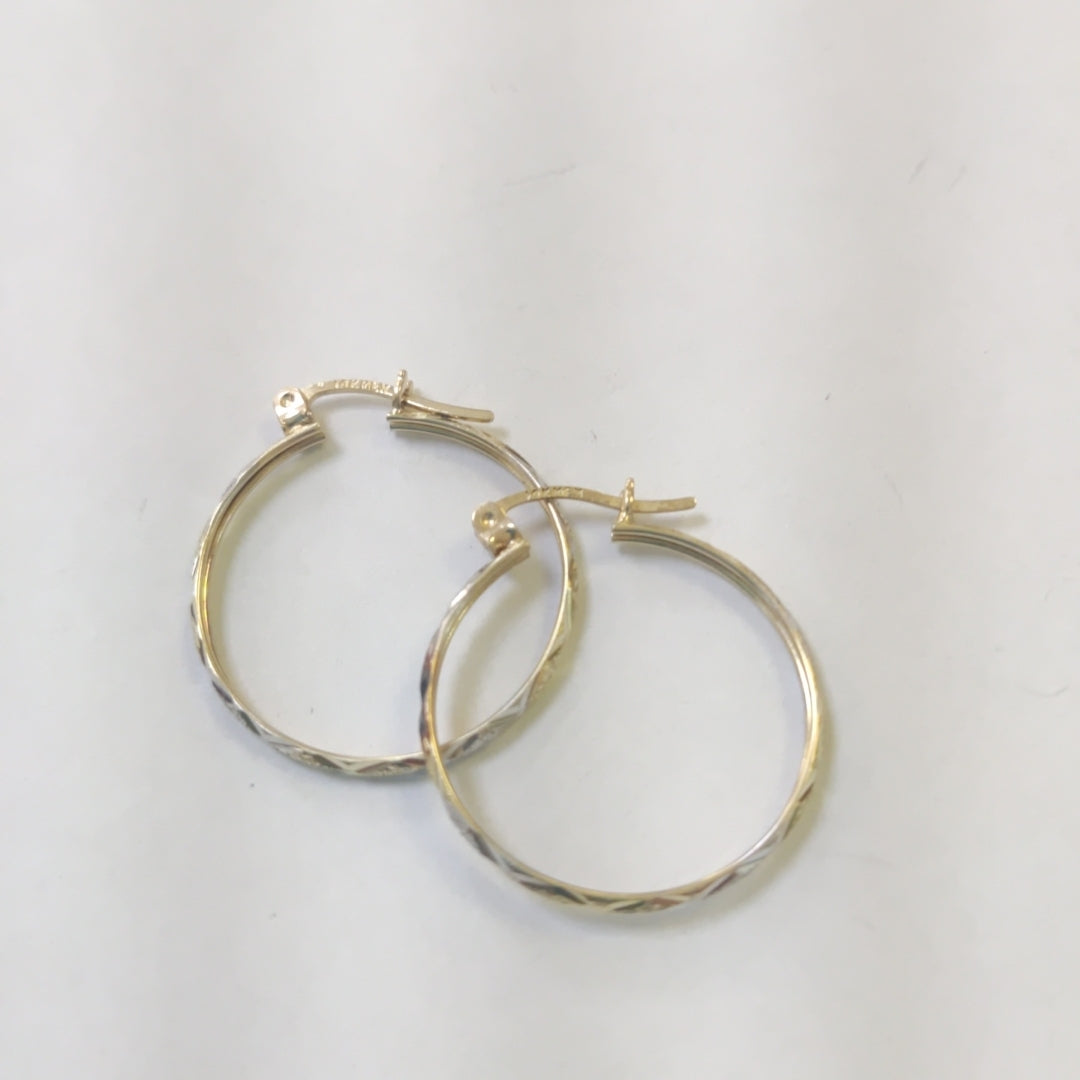 ARRACADAS PAR ORO 14 K 1.7 GRMS (SEMINUEVO)