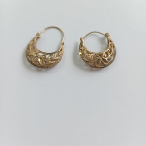ARRACADAS PAR ORO 10 K 2.8 GRMS (SEMINUEVO)