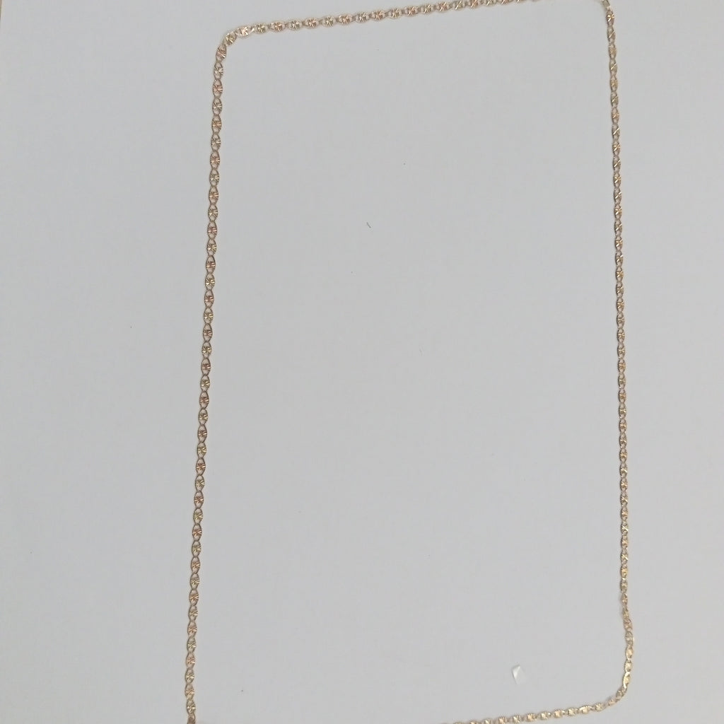 CADENAS TEJIDO GUCHI ORO 10K 60 CM 3.1 GR (NUEVO)