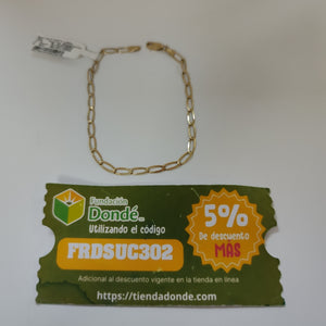 PULSERA ORO 14 K 2.9 GRMS (SEMINUEVO)