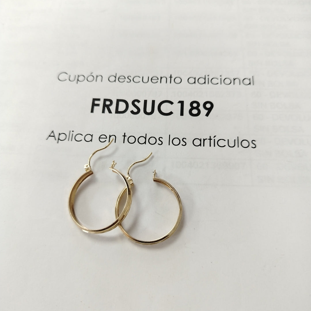 ARRACADAS PAR ORO 10 K 2.2 GRMS (SEMINUEVO)
