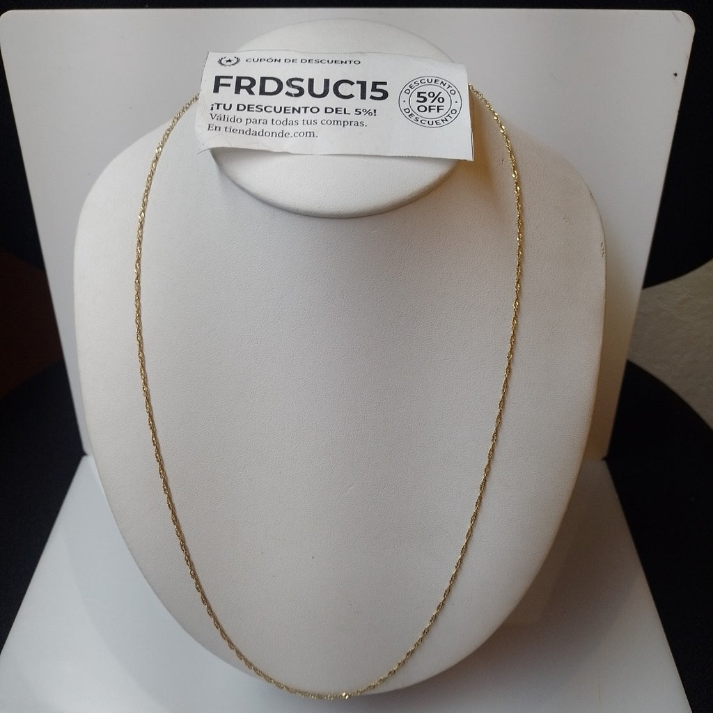 CADENA ORO 12 K 2.7 GRMS (SEMINUEVO)