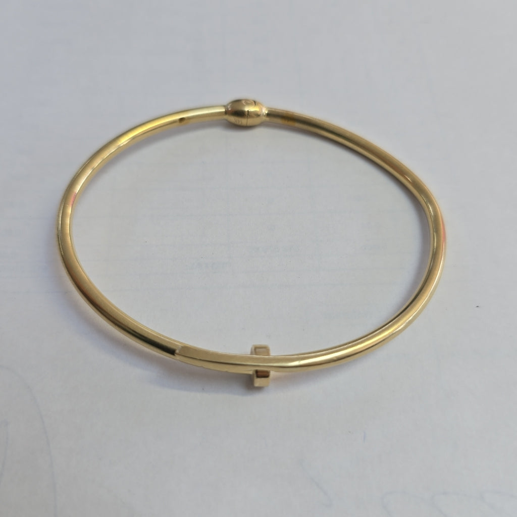 PULSERA RIGIDA ORO 14 K 8.8 GRMS (SEMINUEVO)