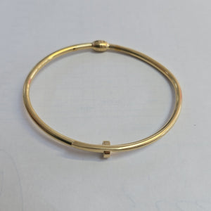 PULSERA RIGIDA ORO 14 K 8.8 GRMS (SEMINUEVO)