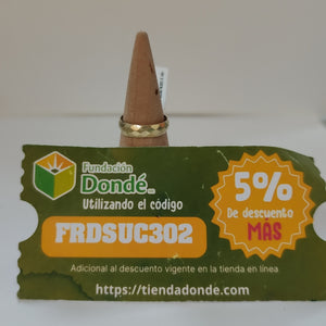 ARGOLLA ORO 14 K 0.8 GRMS (SEMINUEVO)