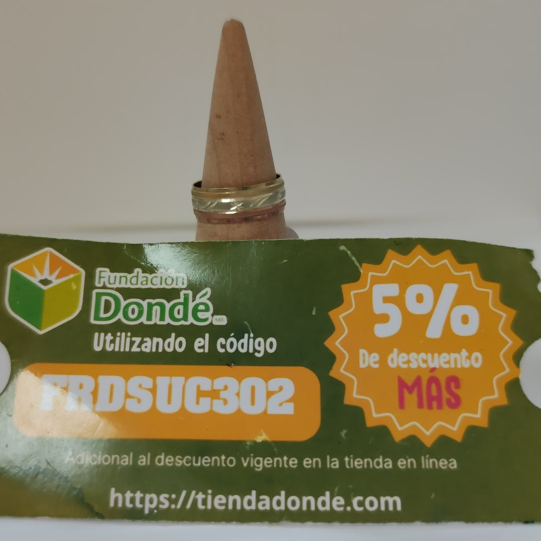 ARGOLLA ORO 8 K 1,90 GRMS (SEMINUEVO)