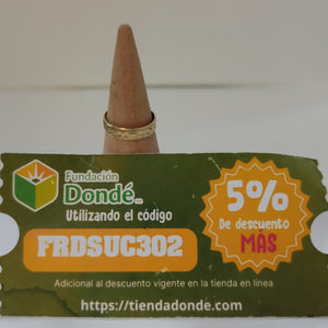 ARGOLLA ORO 10 K 1,10 GRMS (SEMINUEVO)