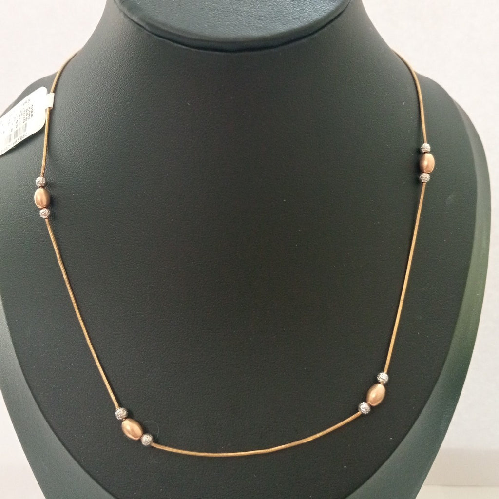GARGANTILLA ORO COMBINADO 14 K 4,90 GRMS (SEMINUEVO)