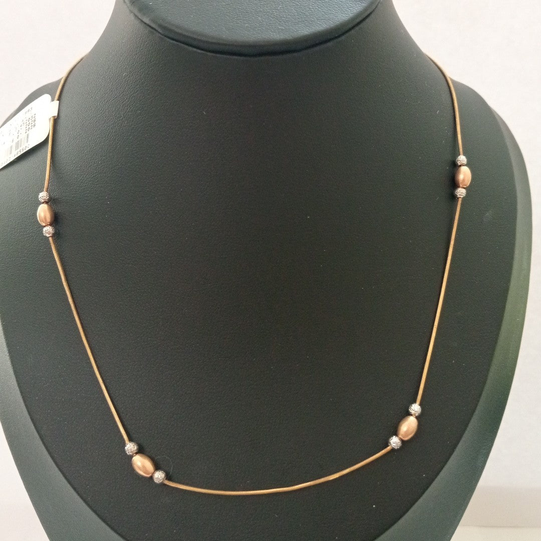 GARGANTILLA ORO COMBINADO 14 K 4,90 GRMS (SEMINUEVO)