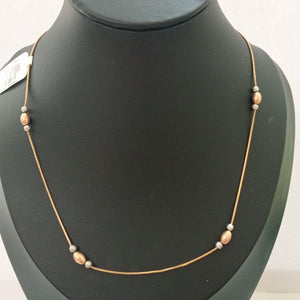 GARGANTILLA ORO COMBINADO 14 K 4,90 GRMS (SEMINUEVO)