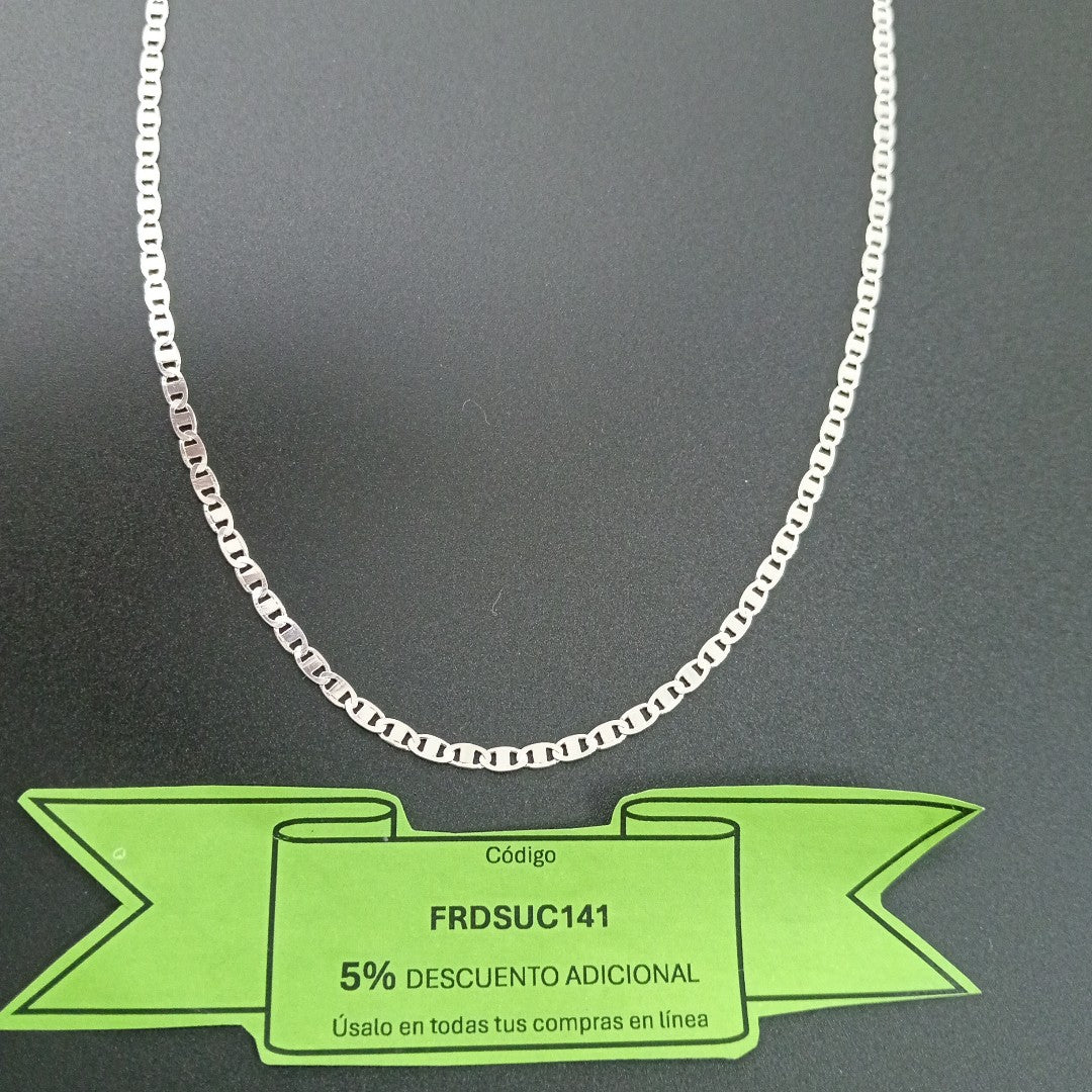 CADENA GUCHI PLATA .925 55 CM 5.32 GR (NUEVO)
