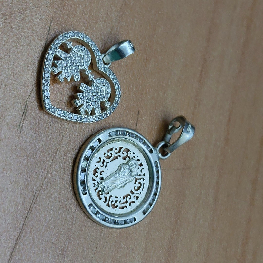 DIJE, MEDALLA RELIGIOSA PLATA 4 GRMS (SEMINUEVO)
