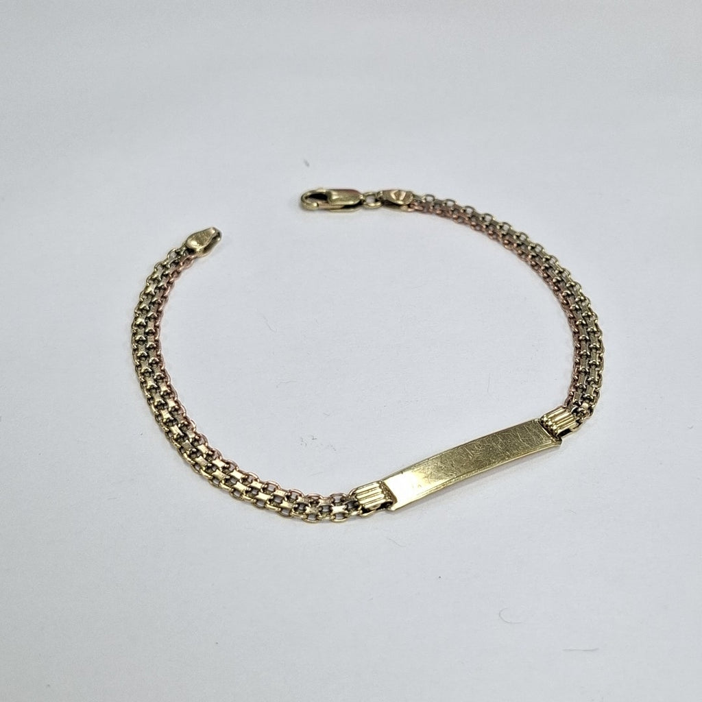 ESCLAVA ORO,ORO COMBINADO 14 K 6,50 GRMS (SEMINUEVO)
