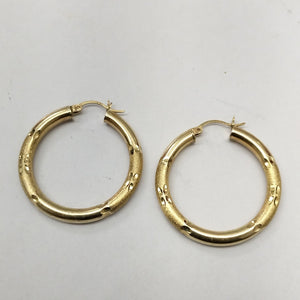 ARRACADAS PAR ORO 14 K 4.8 GRMS (SEMINUEVO)