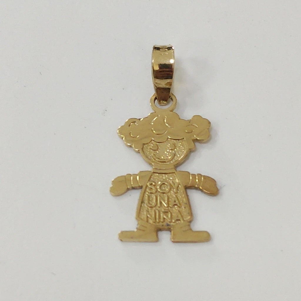 DIJE, MEDALLA RELIGIOSA ORO 10 K 0.8 GRMS (SEMINUEVO)