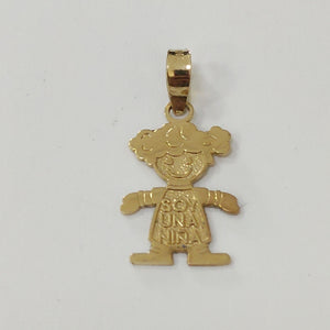 DIJE, MEDALLA RELIGIOSA ORO 10 K 0.8 GRMS (SEMINUEVO)