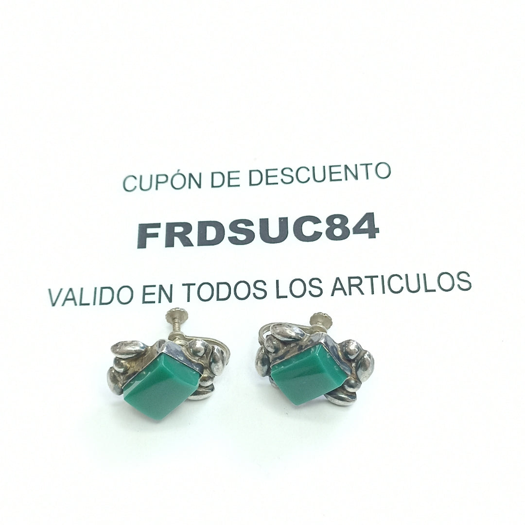 ARETES PAR PLATA 8,80 GRMS (SEMINUEVO)