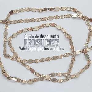 CADENA ORO, ORO COMBINADO 14 K 5.7 GRMS (SEMINUEVO)
