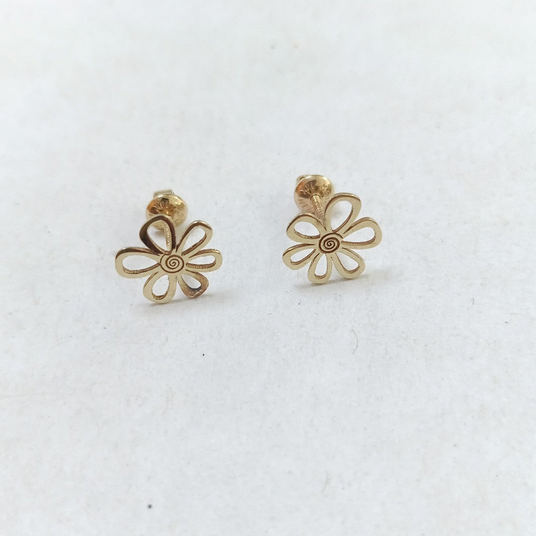 BROQUELES PAR ORO 14 K 0.6 GRMS (SEMINUEVO)