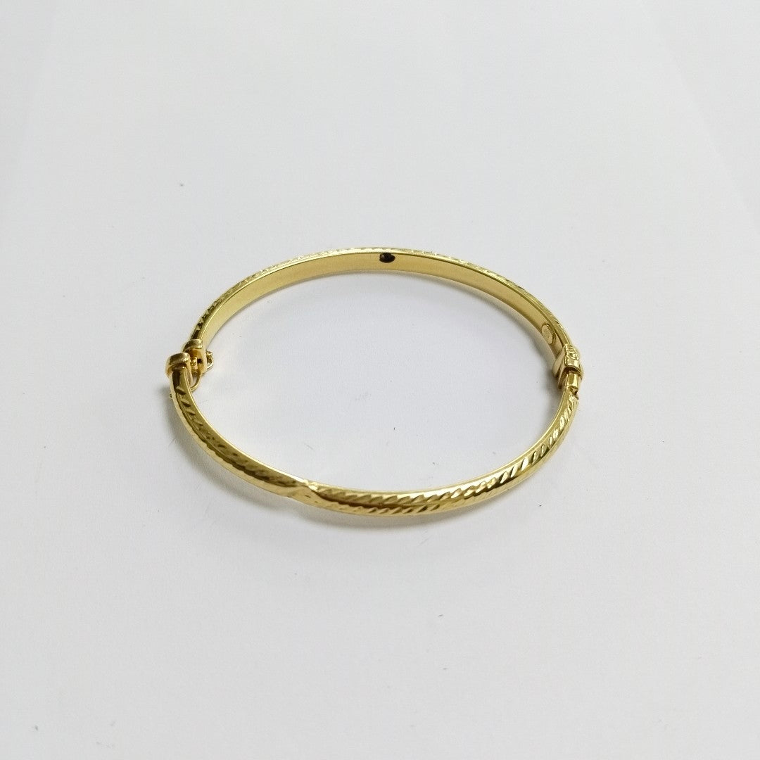 PULSERA RIGIDA ORO 14 K 5,30 GRMS (SEMINUEVO)