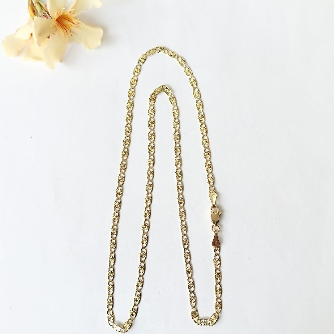 CADENAS GUCHI ORO 14K 55 CM 7.1 GR (NUEVO)