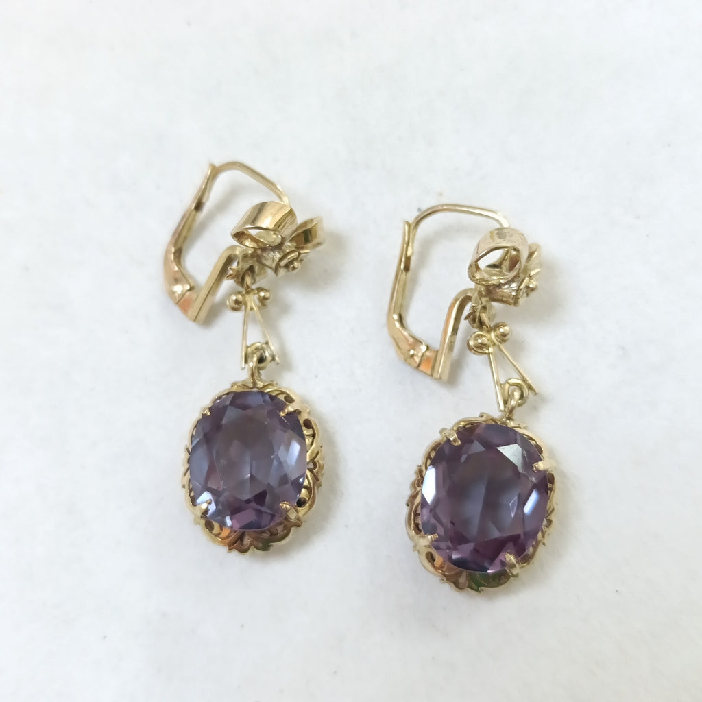 ARETES PAR ORO 14 K 6.8 GRMS (SEMINUEVO)