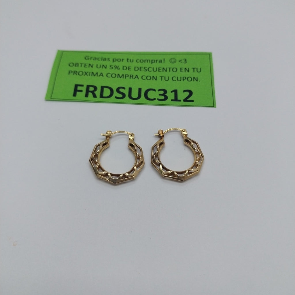 ARRACADAS PAR ORO 10 K 1.8 GRMS (SEMINUEVO)