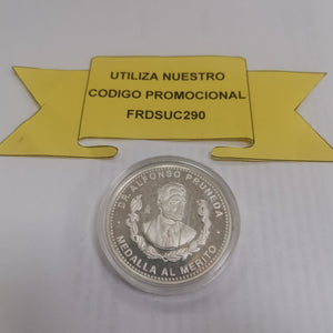 MEDALLA CONMEMORATIVA PLATA 16.9 GRMS (SEMINUEVO)