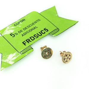 BROQUELES PAR ORO 14 K 2.2 GRMS (SEMINUEVO)