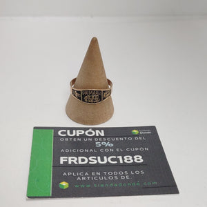 ANILLO DE GRADUACIÓN ORO 8 K 1.2 GRMS (SEMINUEVO)