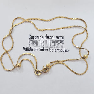 CADENA ORO 14 K 2,60 GRMS (SEMINUEVO)