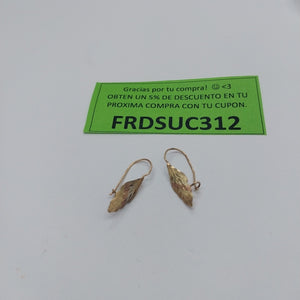 ARETES PAR ORO 10 K 0.8 GRMS (SEMINUEVO)