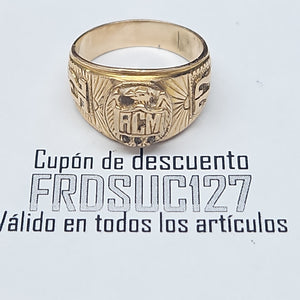 ANILLO DE GRADUACIÓN ORO 10 K 8,00 GRMS (SEMINUEVO)