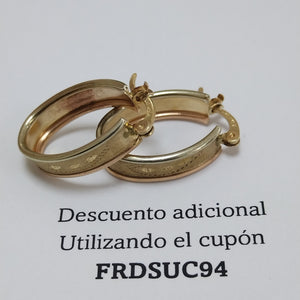 ARRACADAS PAR ORO 10 K 3,30 GRMS (SEMINUEVO)