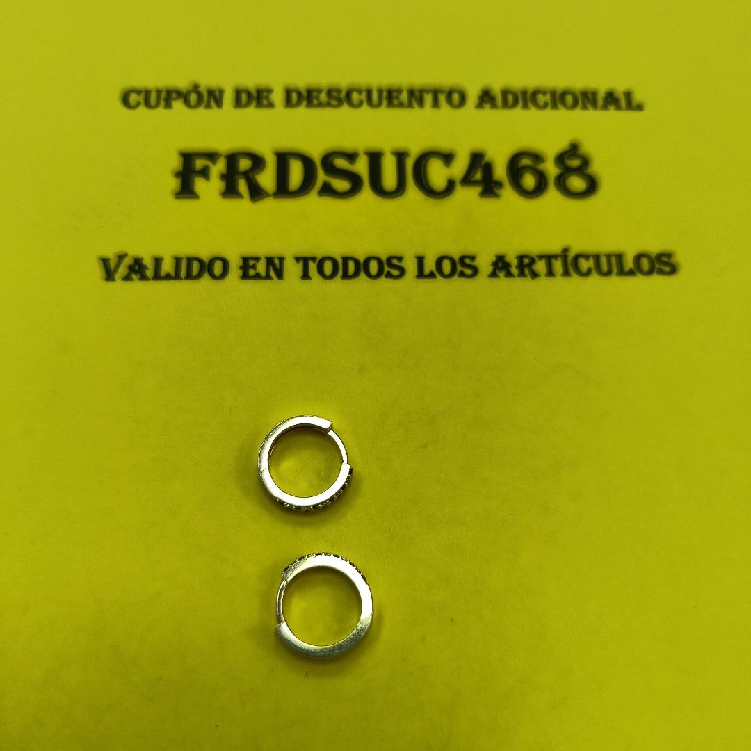 ARRACADAS PAR ORO 14 K 1.7 GRMS (SEMINUEVO)
