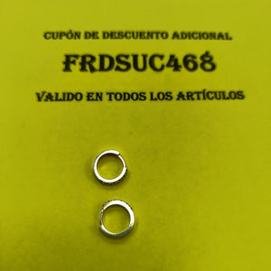 ARRACADAS PAR ORO 14 K 1.7 GRMS (SEMINUEVO)