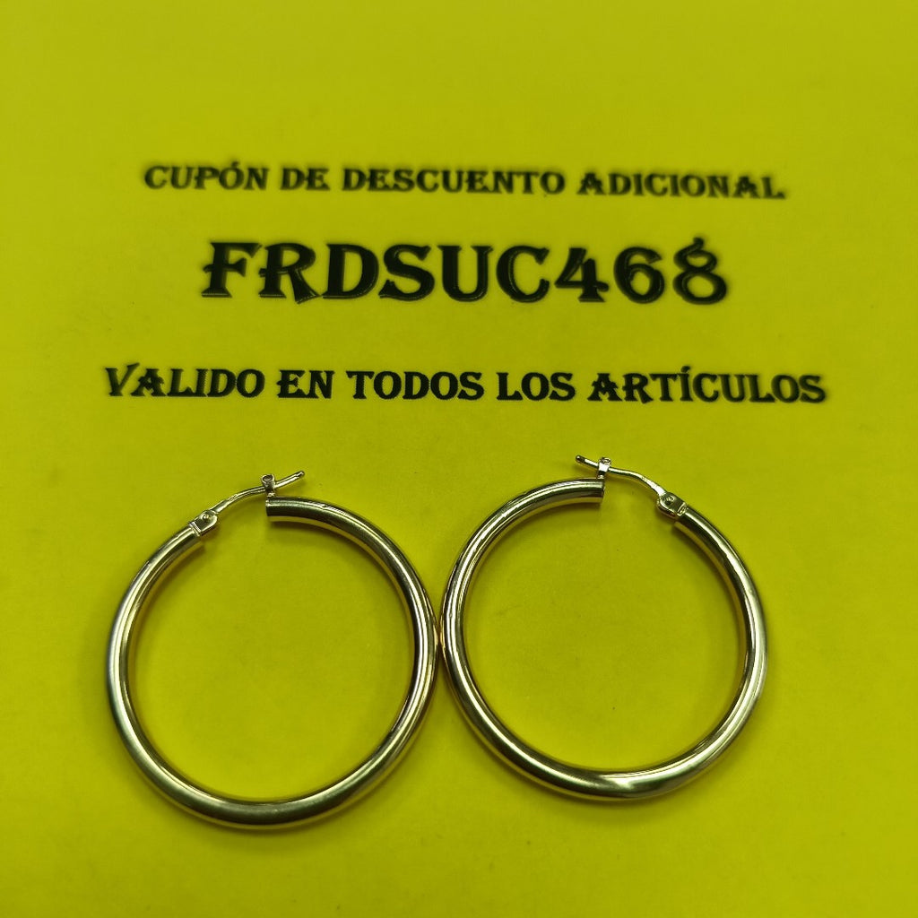 ARRACADAS PAR ORO 10 K 2 GRMS (SEMINUEVO)