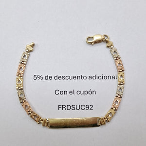 K1 5,10 GRMS 14 K ESPECIFICACIONES COMPLEMENTARIAS ESCLAVA TEJIDO ESPECIAL, (SEMINUEVO)