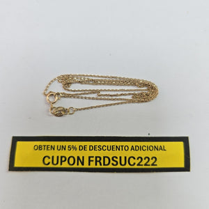 CADENA ORO 10 K 1.3 GRMS (SEMINUEVO)